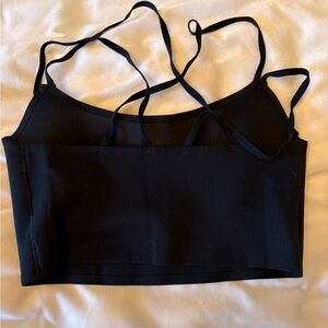 Aerie Black Strappy Tank Top